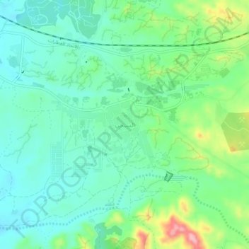 Siji topographic map, elevation, terrain