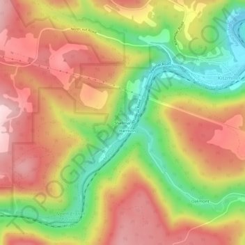 Shallmar topographic map, elevation, terrain