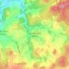 Louette-Saint-Denis topographic map, elevation, terrain
