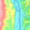 Uhlerstown topographic map, elevation, terrain