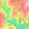 Vissenty topographic map, elevation, terrain
