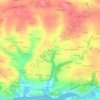 Kervillé topographic map, elevation, terrain