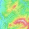 Trabers topographic map, elevation, terrain