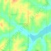 Newalla topographic map, elevation, terrain