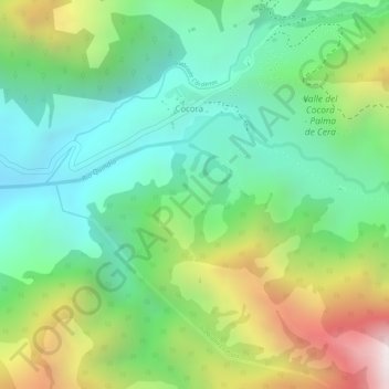 San Jose topographic map, elevation, terrain
