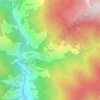 Darosh topographic map, elevation, terrain