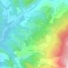 Champ-Buisson topographic map, elevation, terrain