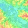Sables topographic map, elevation, terrain