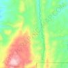 Santa Fe topographic map, elevation, terrain