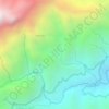 Hoyo Rico topographic map, elevation, terrain