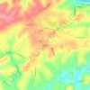 Ercildoun topographic map, elevation, terrain