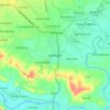 Kalibagor topographic map, elevation, terrain