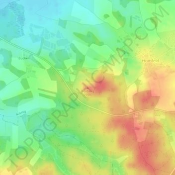 Boxberg topographic map, elevation, terrain