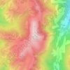 Monte Fionchi topographic map, elevation, terrain