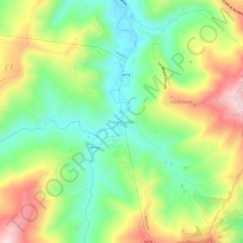 Piandispino topographic map, elevation, terrain