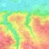 L'Archaude topographic map, elevation, terrain