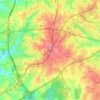 Apex topographic map, elevation, terrain