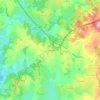 Les Chevailles topographic map, elevation, terrain