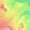 Ussel topographic map, elevation, terrain