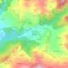 uttardug topographic map, elevation, terrain
