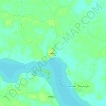 When topographic map, elevation, terrain