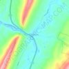Crystal Spring topographic map, elevation, terrain