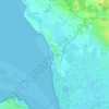 Marennes-Plage topographic map, elevation, terrain