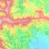 Tansen topographic map, elevation, terrain