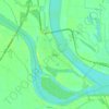 Cairo topographic map, elevation, terrain