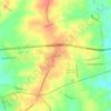 Jennersville topographic map, elevation, terrain