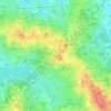 Les Brosses topographic map, elevation, terrain