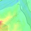Arenda topographic map, elevation, terrain