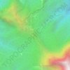 Col des Boeufs topographic map, elevation, terrain