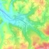 Sidman topographic map, elevation, terrain