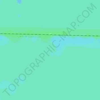 Midlake topographic map, elevation, terrain