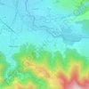 Négrin topographic map, elevation, terrain