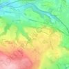 Les Rivoires topographic map, elevation, terrain