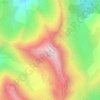 Le Cimet topographic map, elevation, terrain