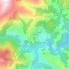 El Carballo topographic map, elevation, terrain