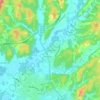 Highland Park topographic map, elevation, terrain