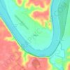 Davidson topographic map, elevation, terrain