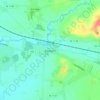 Dösjebro topographic map, elevation, terrain