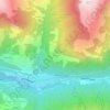 Tincave topographic map, elevation, terrain