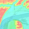 New Boston topographic map, elevation, terrain