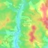 La Vidalie topographic map, elevation, terrain