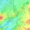 Plaine Souris topographic map, elevation, terrain