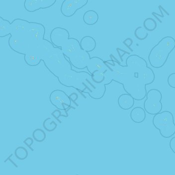 French Polynesia topographic map, elevation, terrain