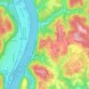 Zalia topographic map, elevation, terrain