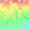 Cawayan topographic map, elevation, terrain