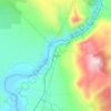 Wheelon topographic map, elevation, terrain
